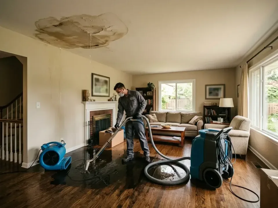 attic-pipe-burst-ceiling-drip-008 — frequently asked questions, Water Damage Restoration & Carpet Care in Lincoln Park, NJ